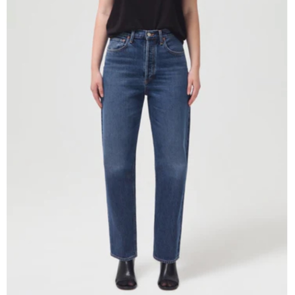 Agolde mid rise straight in tranced, size 25, BNWOT